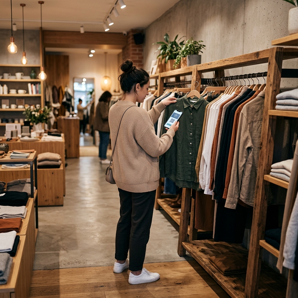 Clothing store background